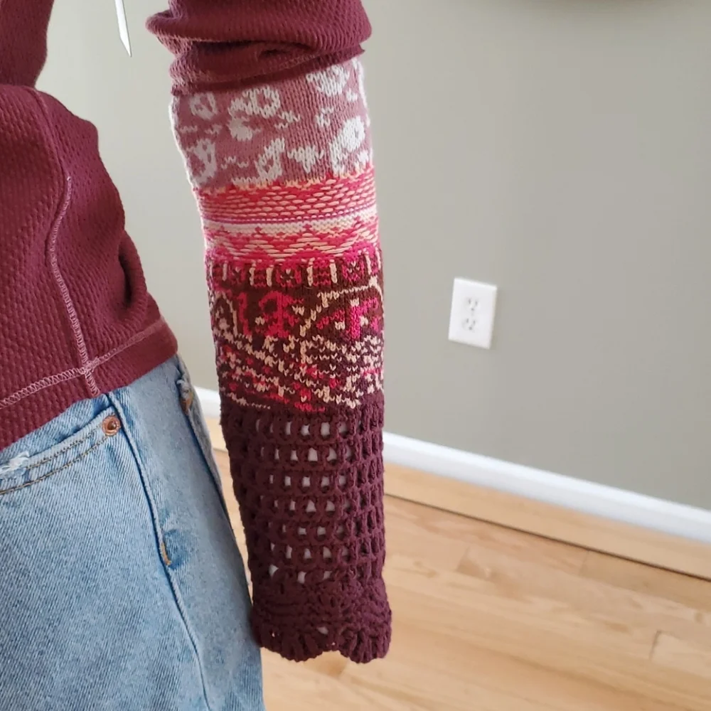 Free People In The Mix Cuff Top